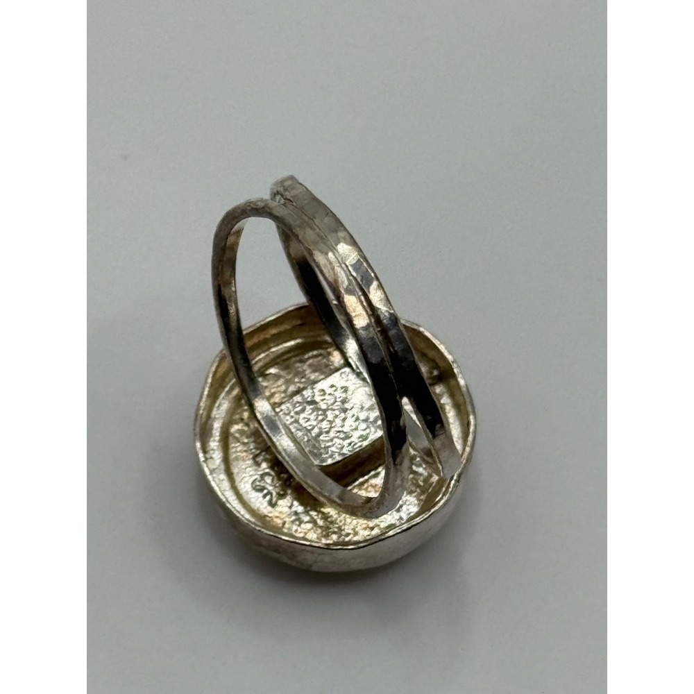 Luli Hamersztein Sterling Silver Roman Glass Ring Size 7 - Picture 11 of 15